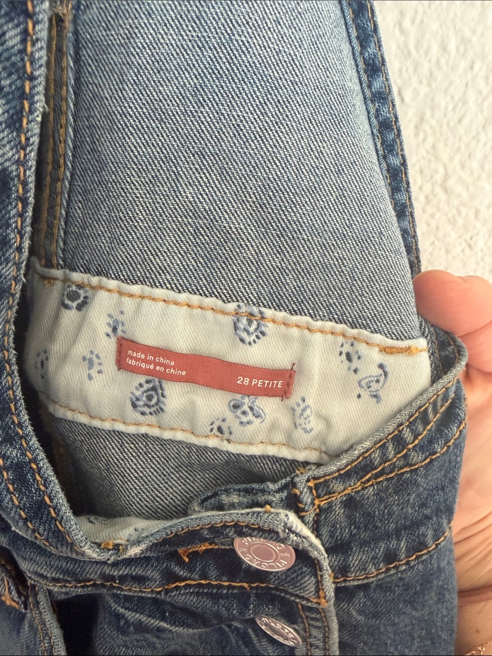 Pilcro The Lex Overall Distressed Blue Denim Women's Overalls - Picture 5 of 7